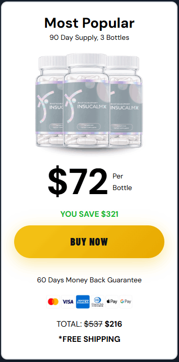 Order InsuCalmX 3 Bottles